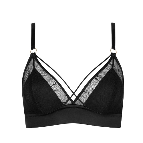 Lisca Nightscape black wireless bra