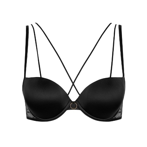 Lisca Nightscape black push up bra