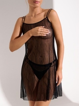 Lisca Nightscape black slipdress