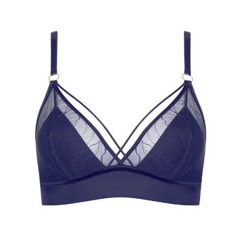 Lisca Nightscape purple wireless bra