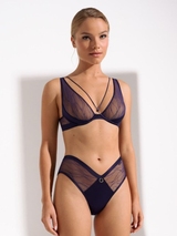 Lisca Nightscape purple non-padded bra