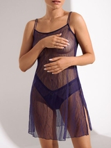 Lisca Nightscape purple slipdress