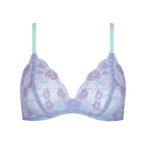 Lisca Rainbow blue wireless bra