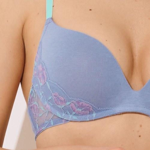Lisca Rainbow blue wireless bra