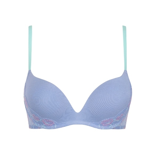 Lisca Rainbow blue wireless bra