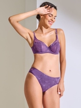 Lisca Patricia purple non-padded bra