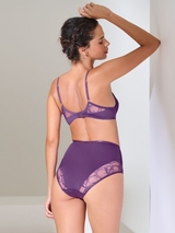 Lisca Patricia purple high waist brief