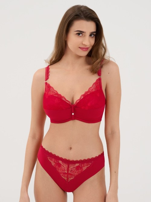 Lisca Sympathy rose red padded bra