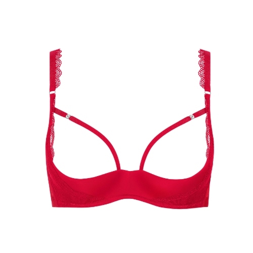 Lisca Sympathy red padded bra