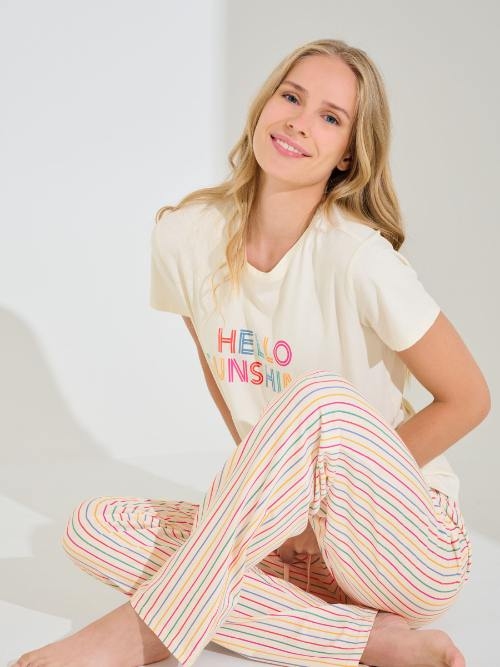 Lisca Rainbow print pajama