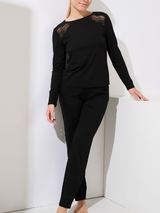Lisca Evelyn black pajama