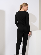 Lisca Evelyn black pajama
