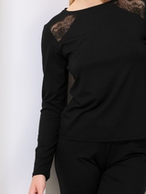 Lisca Evelyn black pajama