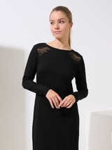 Lisca Evelyn black nightdress