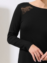 Lisca Evelyn black nightdress