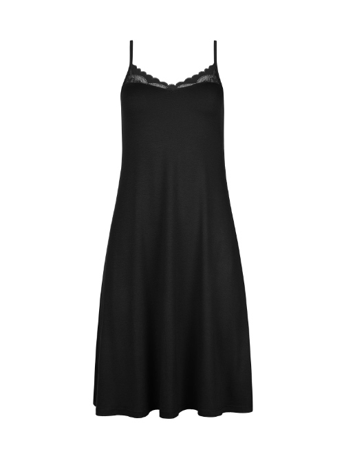 Lisca Nachtmode Evelyn black slipdress