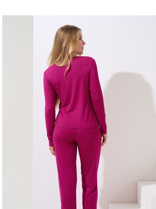 Lisca Evelyn fuchsia pajama