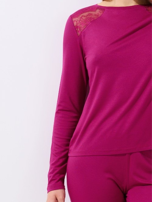 Lisca Evelyn fuchsia pajama