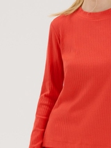 Lisca Lucky orange pyjama shirt