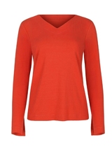 Lisca Lucky orange pyjama shirt