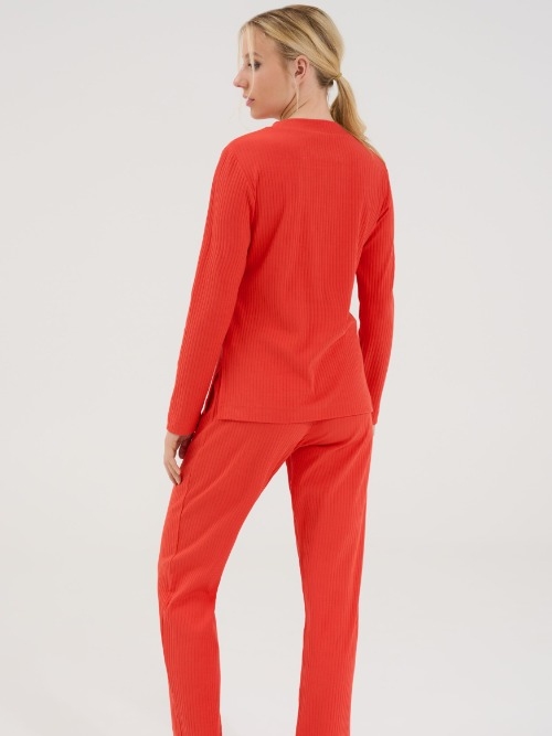 Lisca Lucky orange pyjama pant