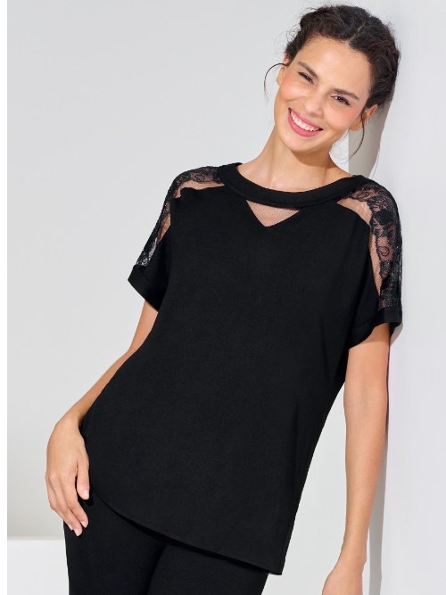 Lisca Eminence black nightdress