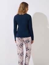 Lisca Ocean navy blue pajama