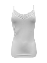 My Basic by After Eden Basics white spaghetti top