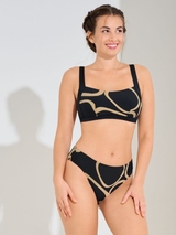 Lisca Swimwear Valencia black padded bikini bra