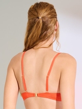 Lisca Swimwear Palma orange push up bikini bra