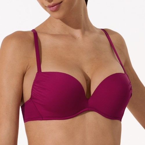 Lisca Swimwear Palma yellow push up bikini bra