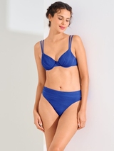 Lisca Swimwear Sorrento blue soft-cup bikini bra