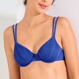 Lisca Swimwear Sorrento blue soft-cup bikini bra