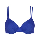 Lisca Swimwear Sorrento blue soft-cup bikini bra