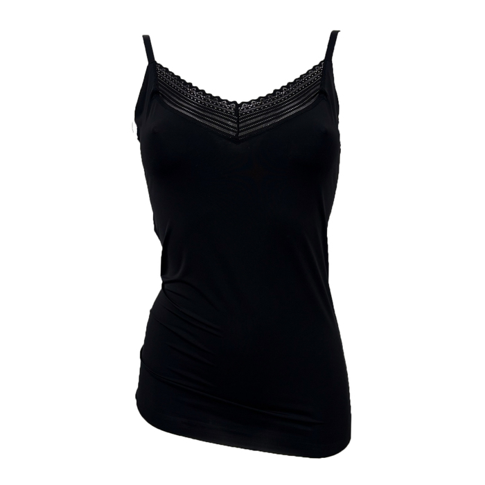 My Basic by After Eden Basics black spaghetti top