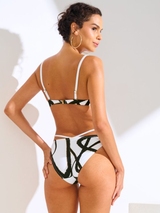 Lisca Swimwear Honolulu white/black padded bikini bra