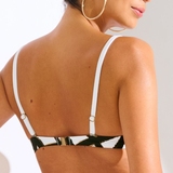 Lisca Swimwear Honolulu white/black padded bikini bra