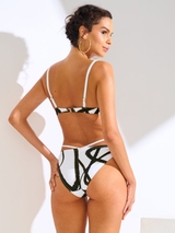 Lisca Swimwear Honolulu white/black bikini brief