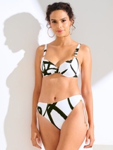 Lisca Swimwear Honolulu white/black bikini brief