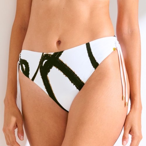 Lisca Swimwear Honolulu white/black bikini brief