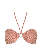 Lisca Swimwear Lascari red/white soft-cup bikini bra
