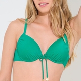 Lisca Swimwear Karpathos green push up bikini bra