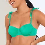 Lisca Swimwear Karpathos green soft-cup bikini bra