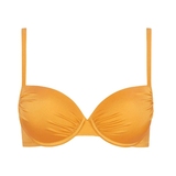 Lisca Swimwear Karpathos ochre yellow padded bikini bra