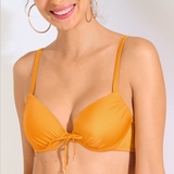 Lisca Swimwear Karpathos ochre yellow push up bikini bra