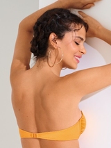 Lisca Swimwear Karpathos ochre yellow soft-cup bikini bra