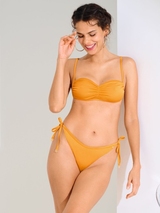 Lisca Swimwear Karpathos ochre yellow soft-cup bikini bra