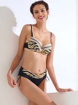 Lisca Swimwear Tanzania black padded bikini bra