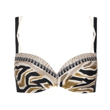 Lisca Swimwear Tanzania black padded bikini bra