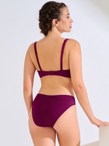 Lisca Swimwear Uvita bordeaux soft-cup bikini bra